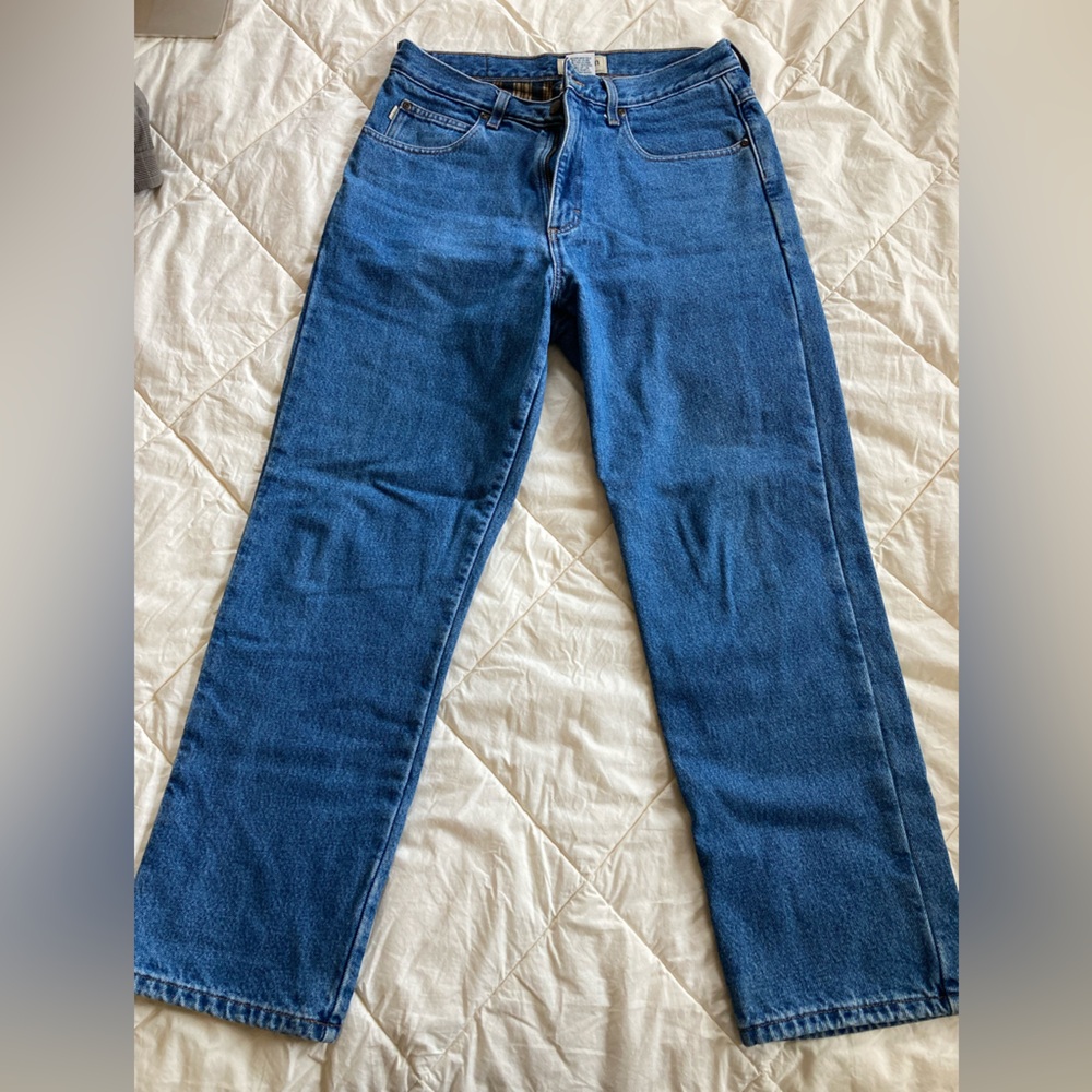 Classic LL Bean Flannel Lined Jeans Men